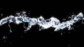 水花溅起 流体 水 