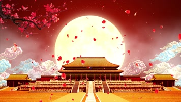 4K古典大气舞台循环