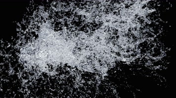 流体 水滴 水流 水花溅起 