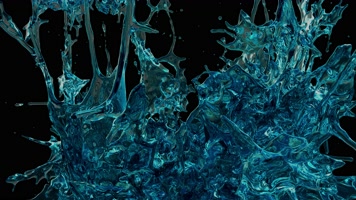 流体 水滴 水流  