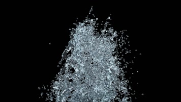 水花溅起 流体 