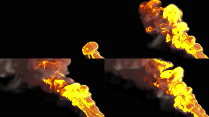 常用爆炸 火焰 转场  