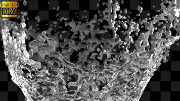 水花溅起 流体 水滴  