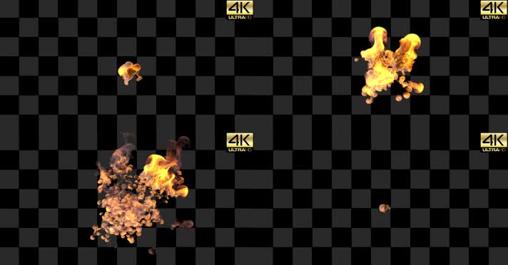 5组常用火焰转场 