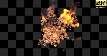 5组常用火焰转场 