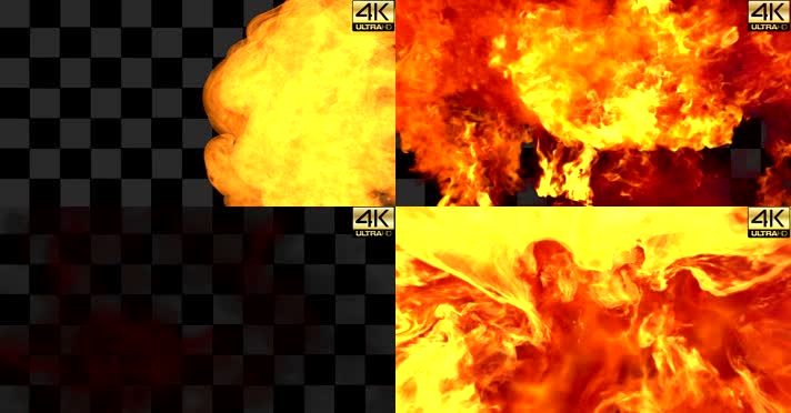 5组常用火焰转场