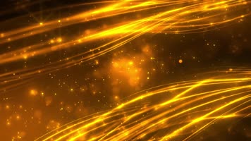 颁奖晚会金色光线粒子