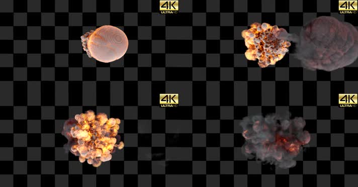 常用火焰转场 爆炸 