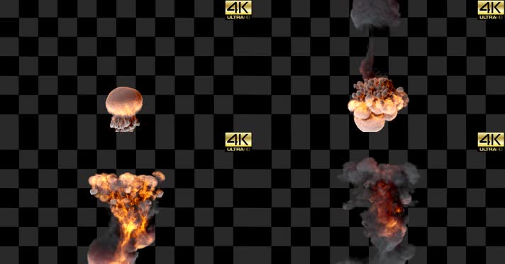 常用火焰转场 爆炸  