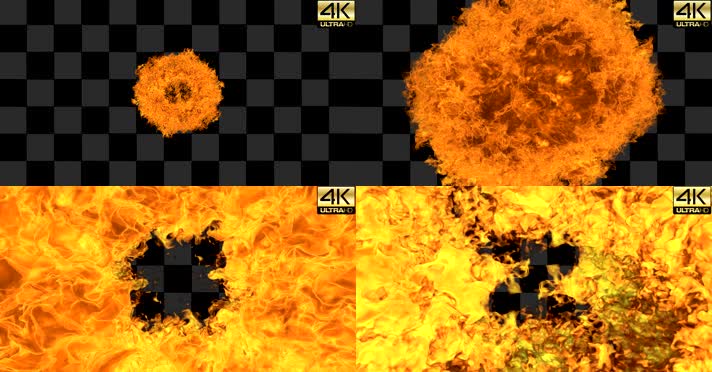 常用火焰转场 爆炸 