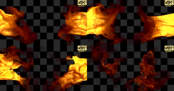 常用火焰转场 爆炸  