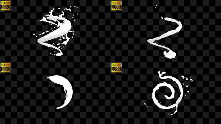  水花溅起 流体 水滴  