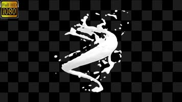  水花溅起 流体 水滴  