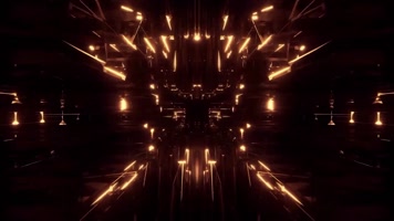 金色科技隧道光效