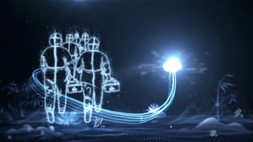 震撼防控疫情医疗科技宣传AE模板