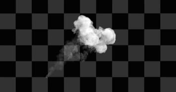4K 白烟 烟雾 alpha透明通道  