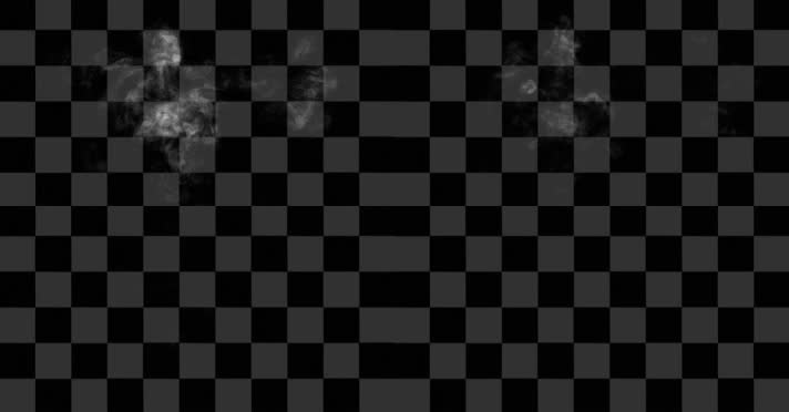 白烟 烟雾 alpha透明通道  