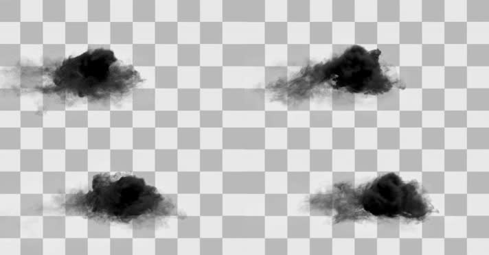 黑烟  浓烟 烟雾  