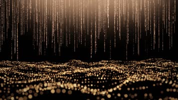 黄金粒子晚会背景