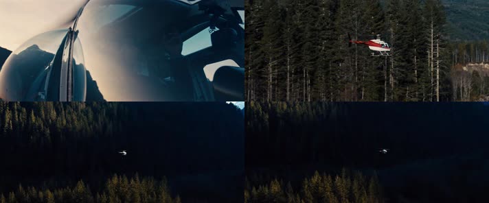 直升飞机飞行，直升机飞行