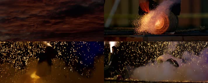 日本传统节日，放烟花