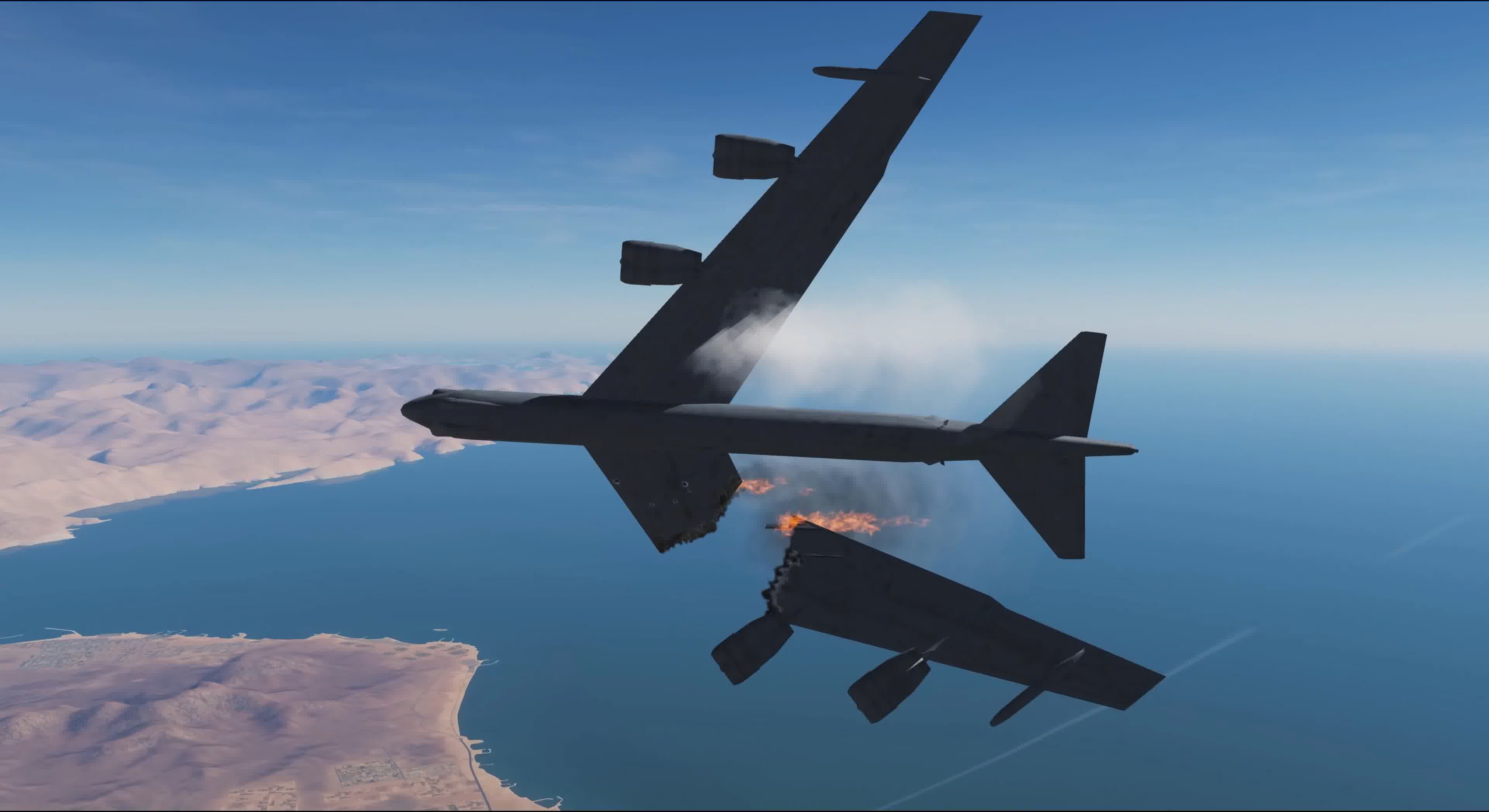 战争动画，战机空战，击落各种战机