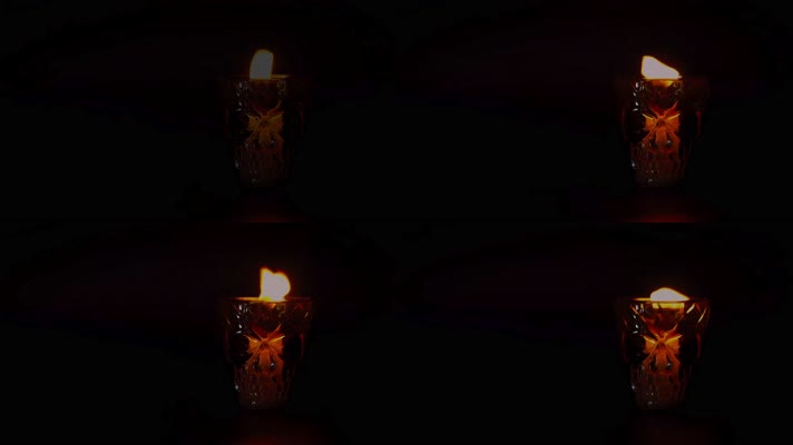 【4K】蜡烛熄灭