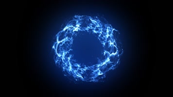 【透明通道】粒子爆炸-蓝