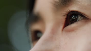 眼睛眼球瞳孔特写视频素材