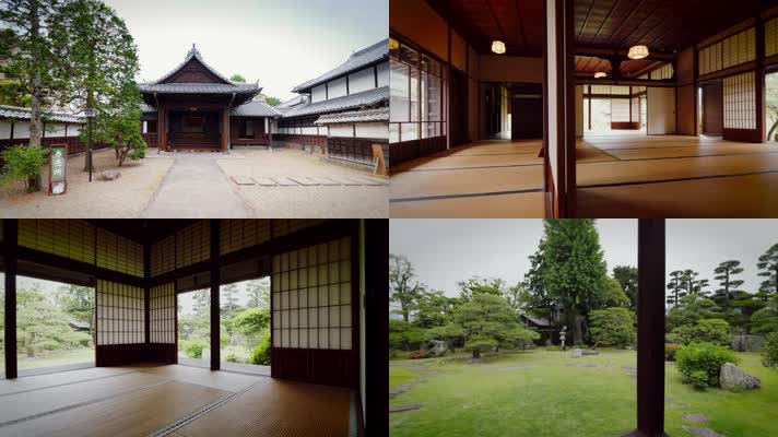 传统日式建筑，和风日式风格，日本酒店民宿