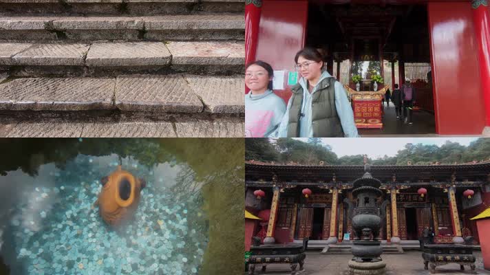 昆明西山太华寺内景金刚大雄宝殿