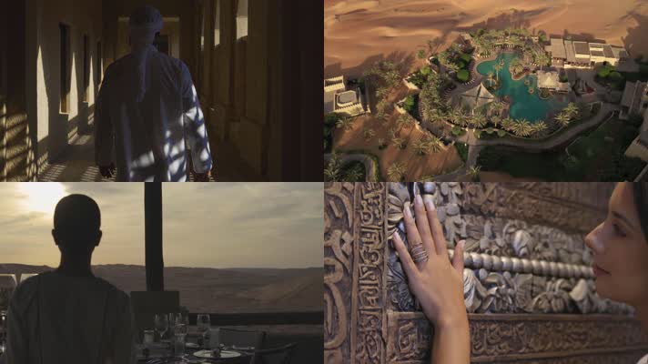 沙漠酒店，中东游行，阿拉伯