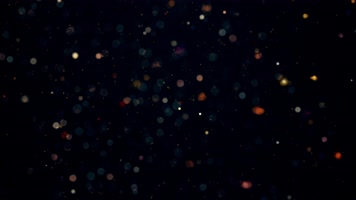 4k假期欢乐彩色发光粒子背景粒子可爱背景4K
