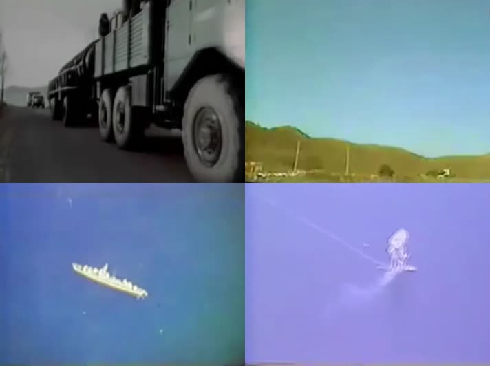 70年代军工航天导弹实验