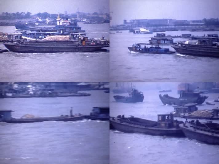 70年代上海港口码头