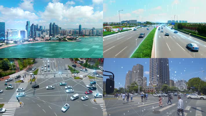 4K科技城市-智慧城市-信息化数字化