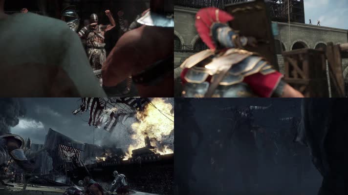 古代战场，硝烟战争，盔甲勇士