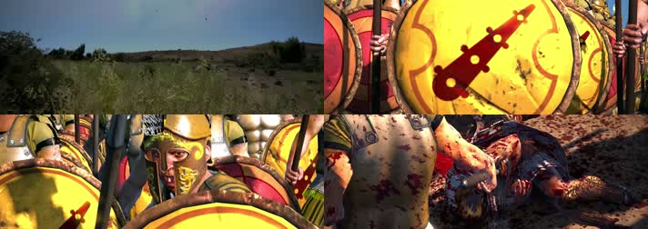 古代战场，硝烟战争，盔甲勇士