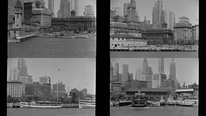 30年代美国纽约曼哈顿下城