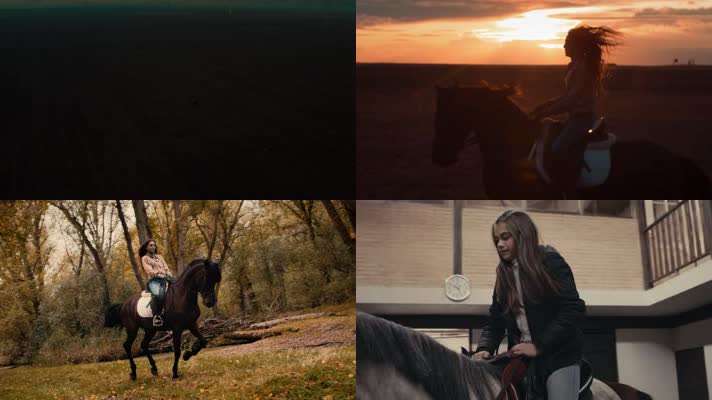 骑马，美女骑马，女人骑马