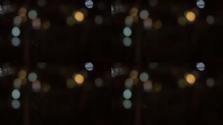 【实景拍摄】晚上在路边拍的暗色调灯光16秒