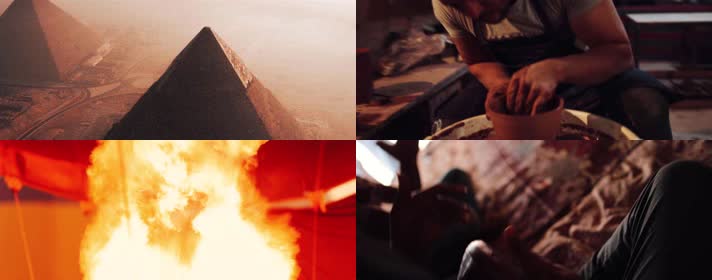 埃及，金字塔，沙漠骆驼