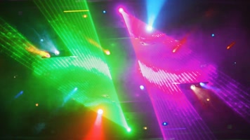夜店狂欢，镭射激光灯，闪光灯彩灯