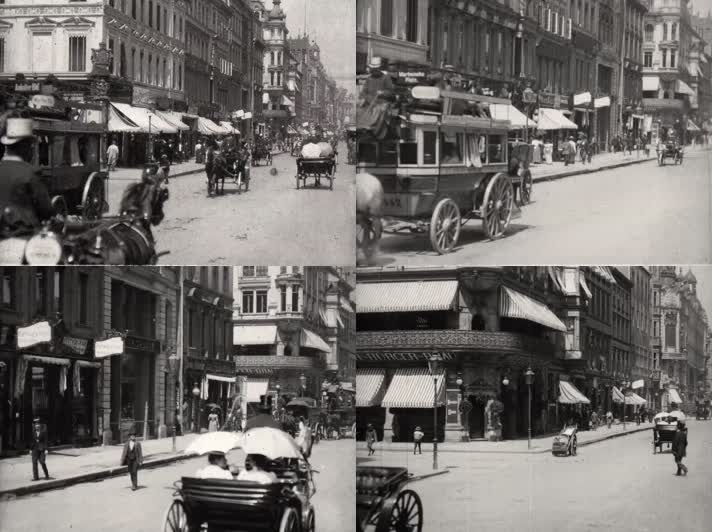 1899年德国柏林弗里德里希大街街景