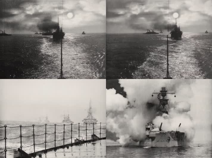 1900年英德军舰舰艇战舰八国联军侵华