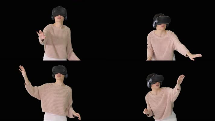 VR虚拟现实体验，透明通道