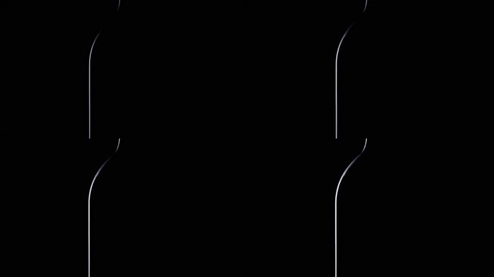 酒瓶轮廓，酒瓶光影，反射光线