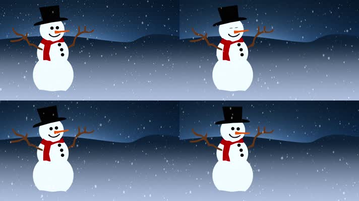 雪人动画