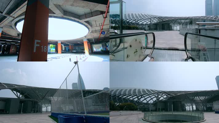 2.7k设计之都深圳湾体育馆华润地下停车场