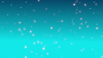 蓝色粒子瀑布雨下降视频素材